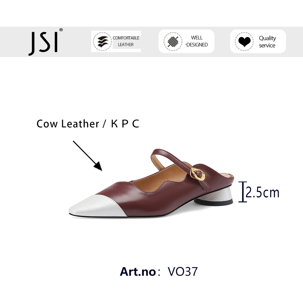 JSI Pumps Shoes Women Heels Retro Cow Leather Basic Low Round Dress Patchwork Soft Spring Autumn Pointed Toe 2021 New Shoes VO37 
JSI Pumps Shoes Women Heels Retro Cow Leather Basic Low Round Dress Patchwork Soft Spring Autumn Pointed Toe 2021 New Shoes VO37