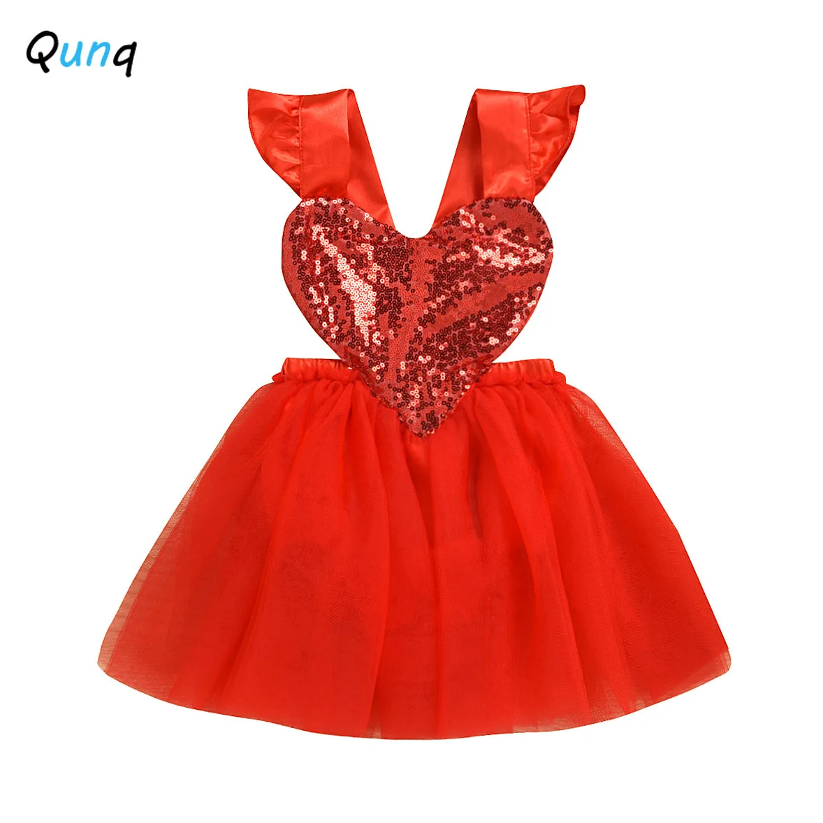 Qunq Baby Girls Princess Dress Lovely Heart Sequined Valentine's Day Dresses for Newborns 1 Year Birthday Party Infant Costume
Qunq Baby Girls Princess Dress Lovely Heart Sequined Valentine's Day Dresses for Newborns 1 Year Birthday Party Infant Costume