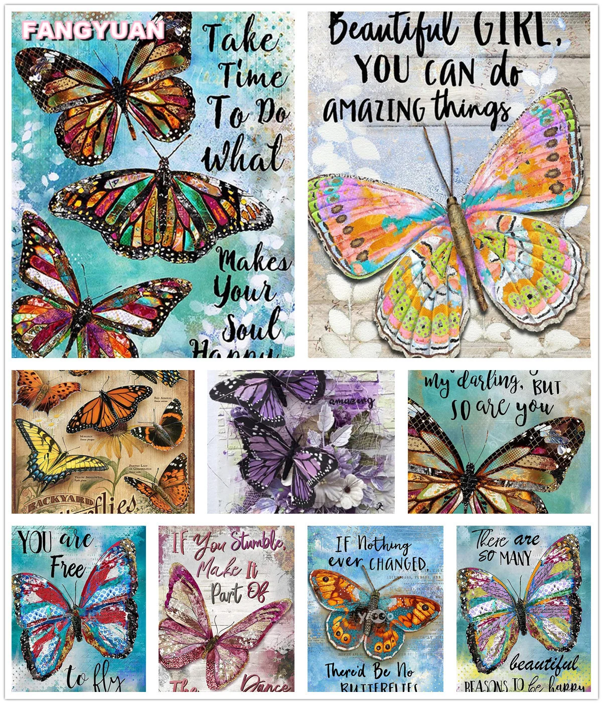 Quotes 5D Diy Diamond Painting Accessories Colorful Butterfly Full Drill Cross Stitch Kit Diamond Embroidery Mosaic Home Decor
Quotes 5D Diy Diamond Painting Accessories Colorful Butterfly Full Drill Cross Stitch Kit Diamond Embroidery Mosaic Home Decor