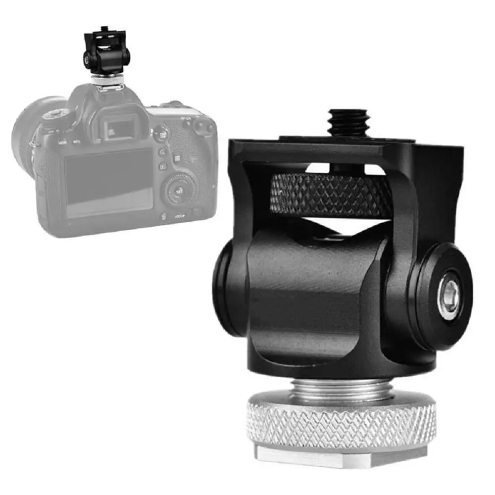 Camera Field Monitor Mount 180° Tilt Mini Ball Head Mount 1/4" Screw DSLR Tripod Compatible with for GoPro
Camera Field Monitor Mount 180° Tilt Mini Ball Head Mount 1/4" Screw DSLR Tripod Compatible with for GoPro