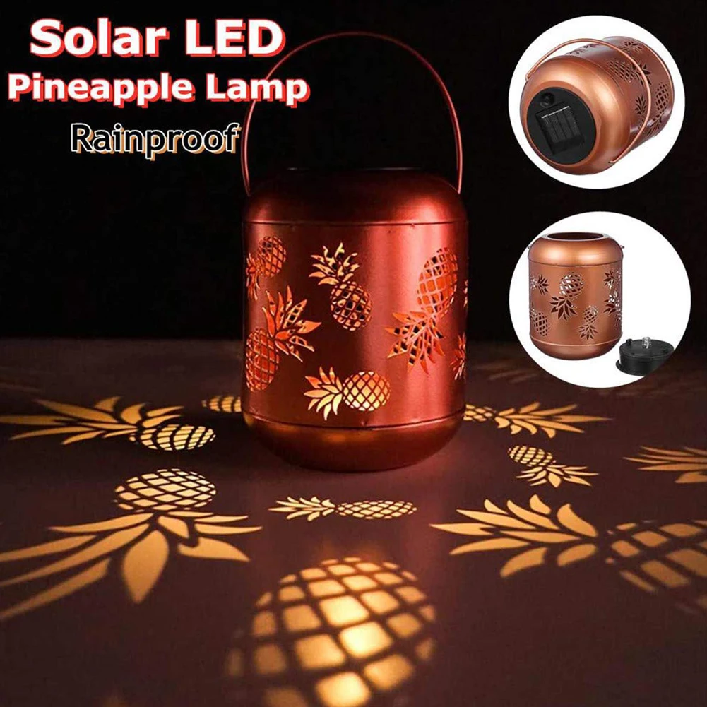 Solar Lights Waterproof Fairy Yard Hanging Lantern Home Decor Professional Warm White Garden Hangable Pineapple Outdoor Led
Solar Lights Waterproof Fairy Yard Hanging Lantern Home Decor Professional Warm White Garden Hangable Pineapple Outdoor Led