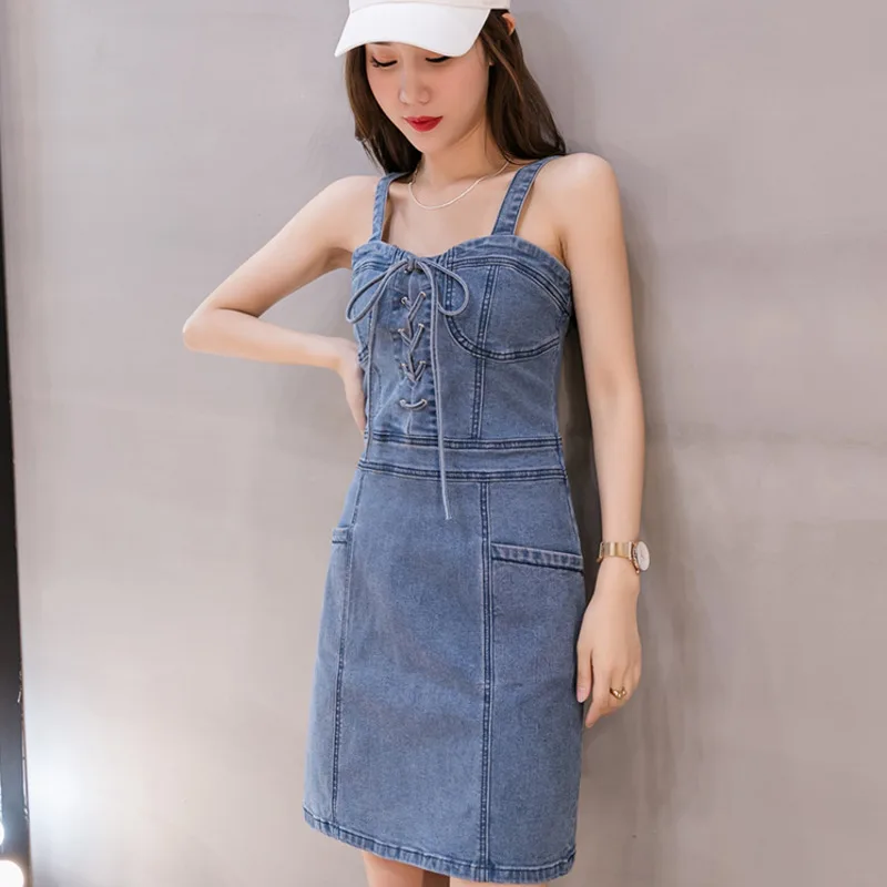 #2790 Summer Spaghetti Strap Off Shoulder Denim Dresses Women Backless Sexy Mini Dress Bandage Stretch Jeans Dress Ladies S-5XL
#2790 Summer Spaghetti Strap Off Shoulder Denim Dresses Women Backless Sexy Mini Dress Bandage Stretch Jeans Dress Ladies S-5XL