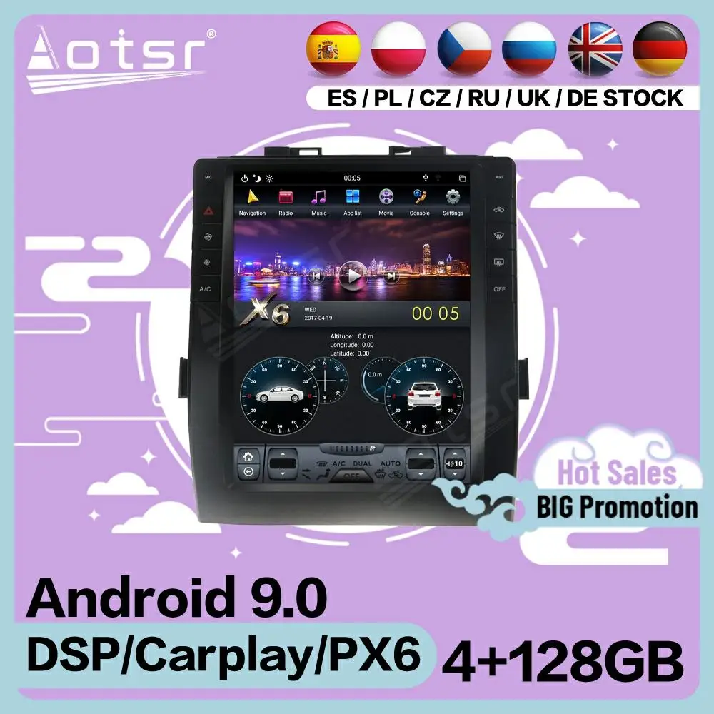 4 + 128G экран Тесла мультимедийный стерео Android 9,0 плеер для Toyota Alphard 2015 2016 2017 2018 2019 GPS навигатор Приемник головное устройство
4 + 128G экран Тесла мультимедийный стерео Android 9,0 плеер для Toyota Alphard 2015 2016 2017 2018 2019 GPS навигатор Приемник головное устройство