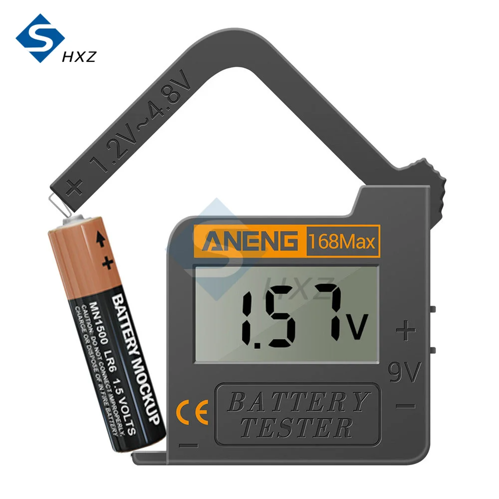 168Max Digital Lithium Battery Capacity Tester Universal Test Checkered load analyzer Display Check AAA AA Button Cell Tester
168Max Digital Lithium Battery Capacity Tester Universal Test Checkered load analyzer Display Check AAA AA Button Cell Tester
