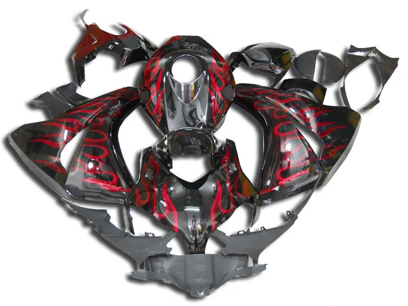 Литьевая форма обтекатель комплект для CBR1000RR 08 09 10 11 CBR 1000RR 2008 2009 2011 Красный Пламя