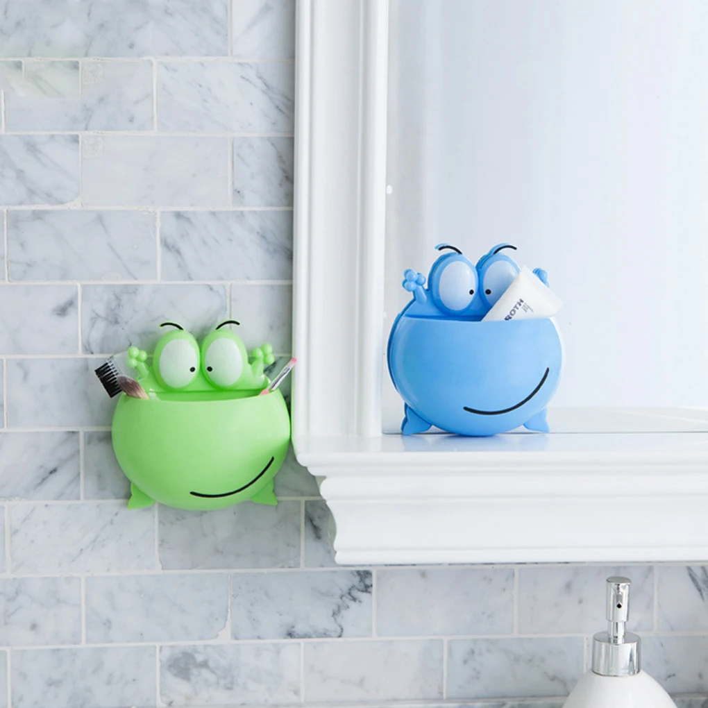 Bathroom Accessories Toothbrush Holder Wall Suction Cups Shower Holder Cute frog Sucker Toothbrush Holder Suction Hooks Shelf
Bathroom Accessories Toothbrush Holder Wall Suction Cups Shower Holder Cute frog Sucker Toothbrush Holder Suction Hooks Shelf