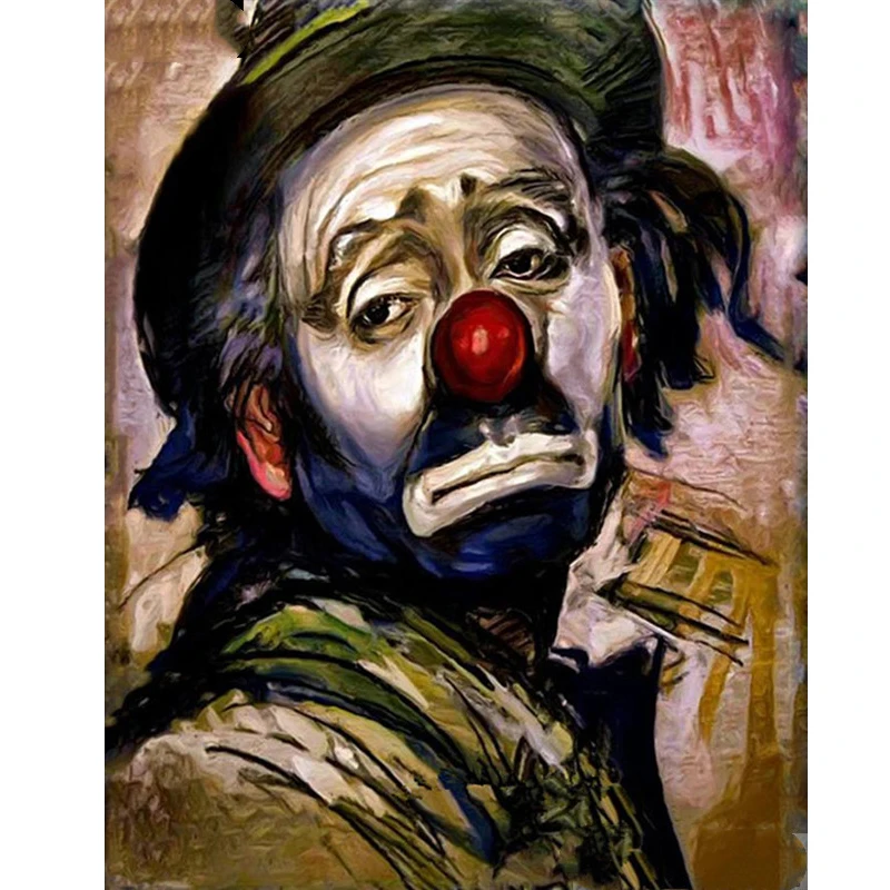 Full Diamond Embroidery "Character Clown" Square/Round Diamond Painting Cross Stitch Patterns Rhinestone Unfinished Home Decor
Full Diamond Embroidery "Character Clown" Square/Round Diamond Painting Cross Stitch Patterns Rhinestone Unfinished Home Decor