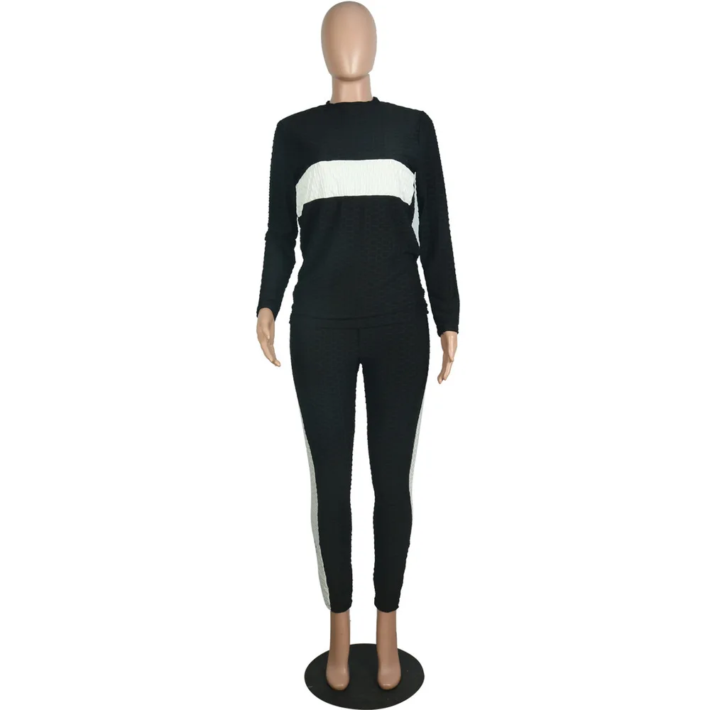 Color Block Patchwork Women's Sport Suits Female Tracksuit Plaid Print Full Sleeve Pullover & Bodycon Jogger Pant Two Piece Sets
Color Block Patchwork Women's Sport Suits Female Tracksuit Plaid Print Full Sleeve Pullover & Bodycon Jogger Pant Two Piece Sets