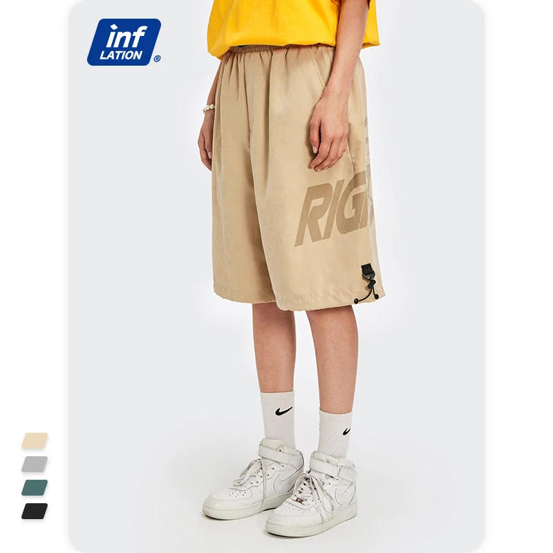 INFLATION Men Elastic Waist Shorts Plus Size 2021 Stylish Loose Fit Letter Printing Hip Hop Shorts Couple Streetwear 3529S21
INFLATION Men Elastic Waist Shorts Plus Size 2021 Stylish Loose Fit Letter Printing Hip Hop Shorts Couple Streetwear 3529S21