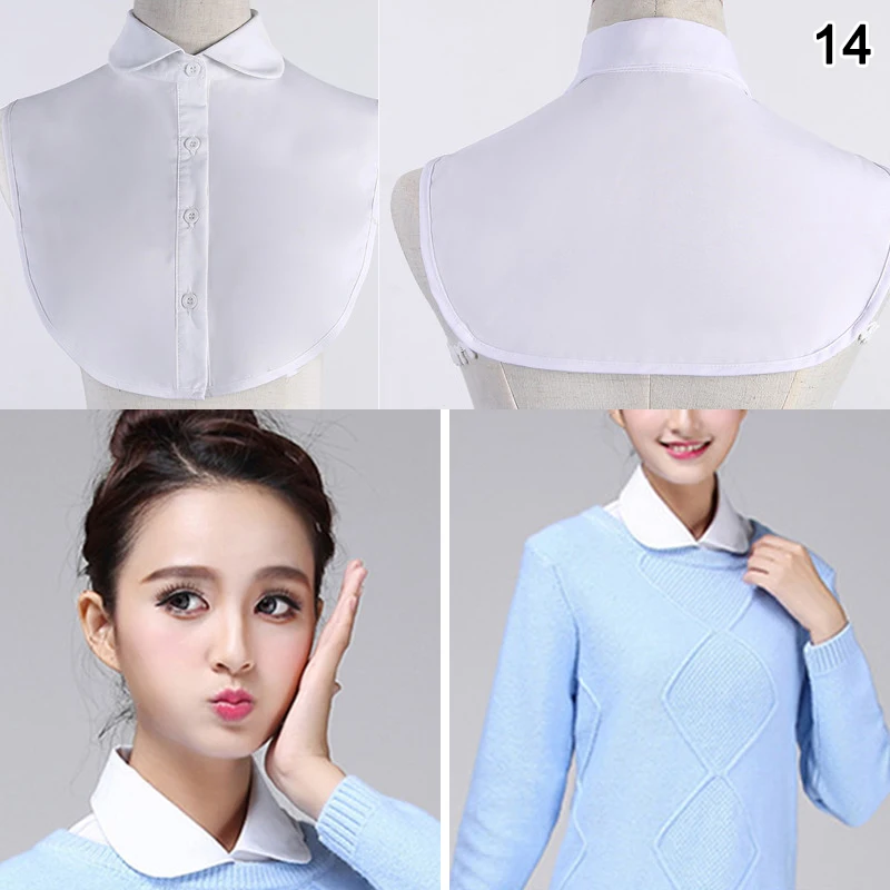 2021 Women's False Collars Detachable Half Shirt With Floral Lace Decor Elegant Fake Collar For Women Cuellos Falsos De Mujer
2021 Women's False Collars Detachable Half Shirt With Floral Lace Decor Elegant Fake Collar For Women Cuellos Falsos De Mujer