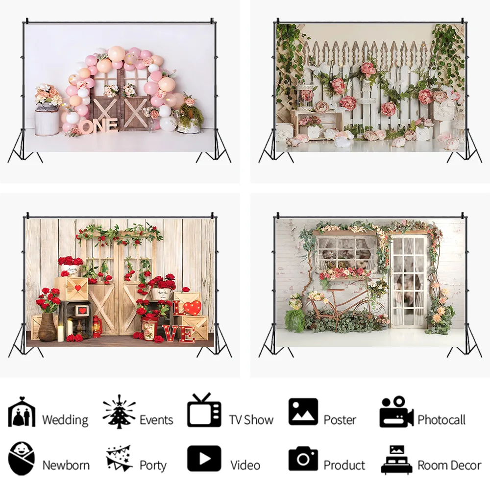 Newborn Children Portrait Photo Background Rose Door 1st Kids Birthday Party LOVE Backdrop Photocall Photography
Newborn Children Portrait Photo Background Rose Door 1st Kids Birthday Party LOVE Backdrop Photocall Photography