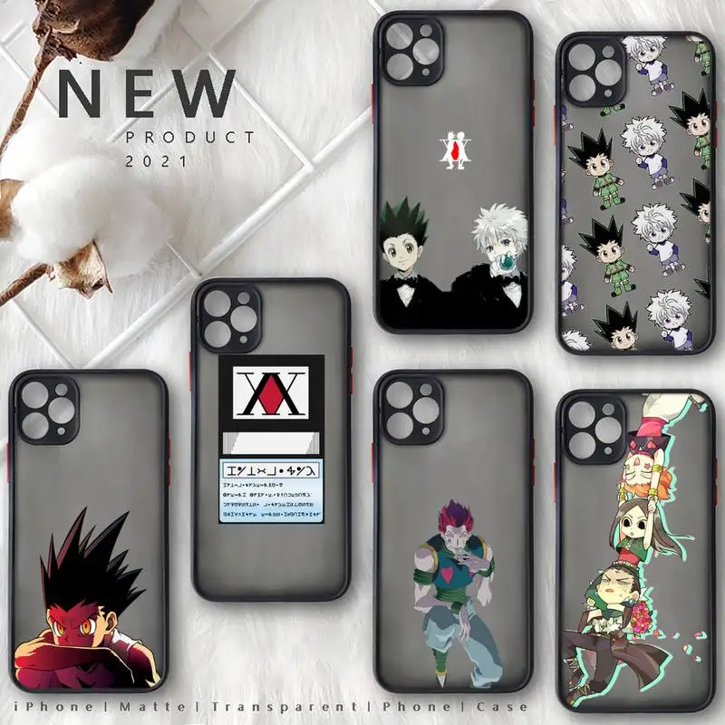 Hunter X hunter Anime Phone Case For iphone 12 11 8 7 plus mini x xs xr pro max matte transparent cover
Hunter X hunter Anime Phone Case For iphone 12 11 8 7 plus mini x xs xr pro max matte transparent cover