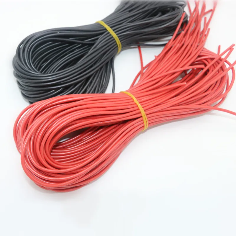 Специальный мягкий высокотемпературный силиконовый кабель 10 12 14 16 18 20 22 24 26 AWG 5 м