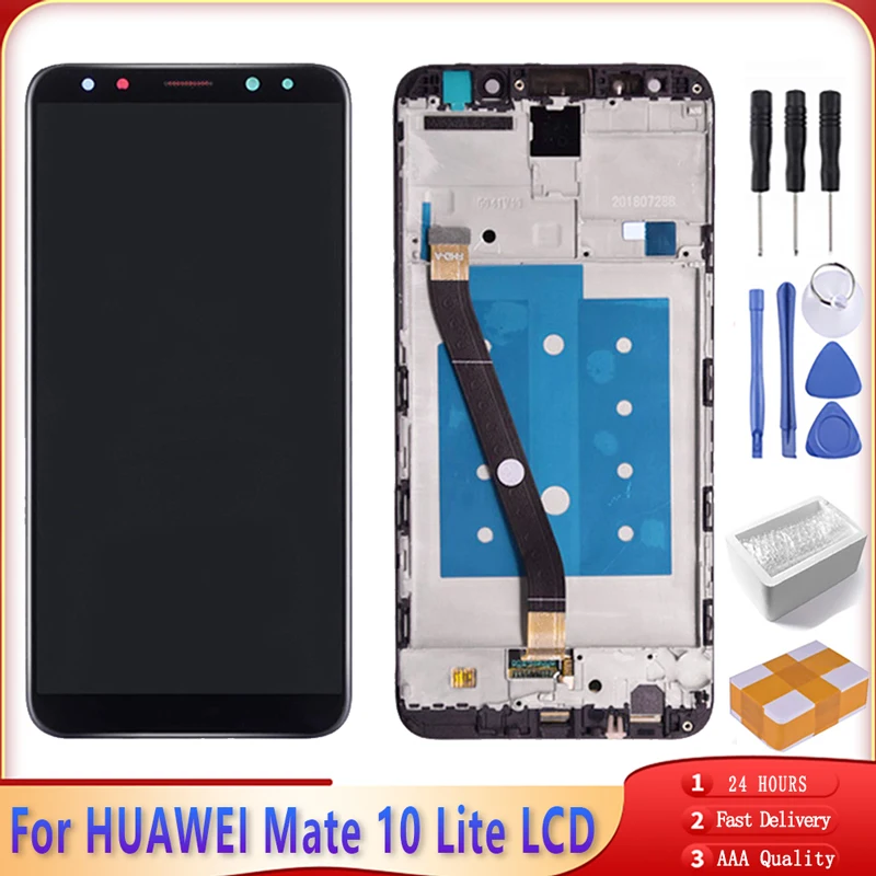 ЖК дисплей 5 9 дюйма для Huawei Mate 10 Lite RNE L01 L02 L03 L21 с сенсорным экраном и дигитайзером в