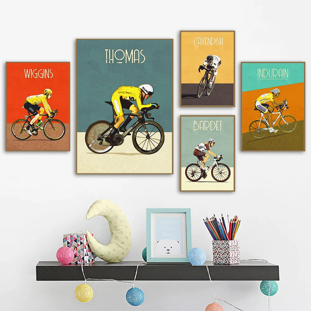 Sports Cycling Tour Canvas Painting Famous Rider Bicycle Poster Wall Art Pictures Gym Stadium Print Posters Gift Room Home Decor
Sports Cycling Tour Canvas Painting Famous Rider Bicycle Poster Wall Art Pictures Gym Stadium Print Posters Gift Room Home Decor