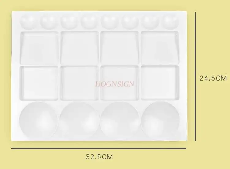 Watercolor palette easy to clean square palette plastic paint palette watercolor paint round hole palette
Watercolor palette easy to clean square palette plastic paint palette watercolor paint round hole palette