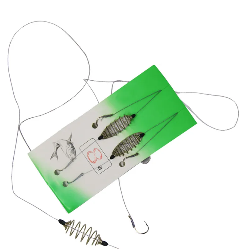 New Spring Lure Inline Hanging Tackle Fishing Bait Stainless Steel Feeder hook floating fishing big head Fish hook
New Spring Lure Inline Hanging Tackle Fishing Bait Stainless Steel Feeder hook floating fishing big head Fish hook