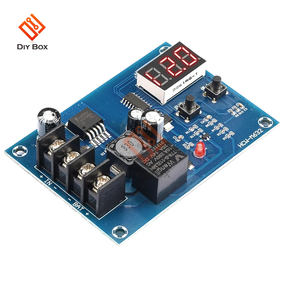 HW632 XH-M603 Charging Control Module Digital LED Display Storage 12-24V Lithium Battery Charger Control Switch Protection Board
HW632 XH-M603 Charging Control Module Digital LED Display Storage 12-24V Lithium Battery Charger Control Switch Protection Board