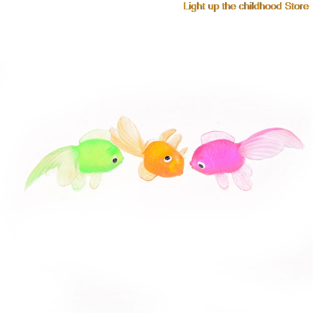 20pcs 4cm Soft Rubber Gold Fish Small Goldfish Kids Toy Plastic Simulation Small Goldfish Random Color
20pcs 4cm Soft Rubber Gold Fish Small Goldfish Kids Toy Plastic Simulation Small Goldfish Random Color