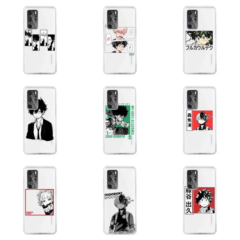 My hero academia anime Phone Case For Huawei P40 P30 P20 Mate Honor 10i 30 20 i 10 40 8x 9x Pro Lite Transparent Cover
My hero academia anime Phone Case For Huawei P40 P30 P20 Mate Honor 10i 30 20 i 10 40 8x 9x Pro Lite Transparent Cover
