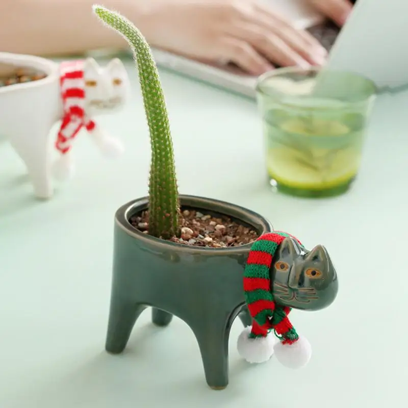 Creative Collective Planter Succulent Pots With Drainage Flower Planter Perfect For Cat Ceramic Garden Pots Cactus Planter Pot
Creative Collective Planter Succulent Pots With Drainage Flower Planter Perfect For Cat Ceramic Garden Pots Cactus Planter Pot