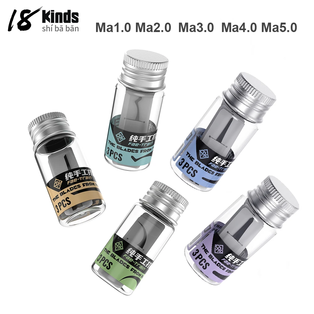 18kinds Mach THE BLADES HANDMADE for Manual Grinding Blade MA1.0/2.0/3.0/4.0/5.0 Multifunctional Motherboard Repair Blade Handle
18kinds Mach THE BLADES HANDMADE for Manual Grinding Blade MA1.0/2.0/3.0/4.0/5.0 Multifunctional Motherboard Repair Blade Handle