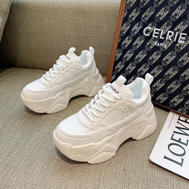 Designer Sneakers Woman Winter Fashion Thick Bottom Ladies Trainers White Platform Shoes Women Chunky Sneakers Zapatillas Mujer 
Designer Sneakers Woman Winter Fashion Thick Bottom Ladies Trainers White Platform Shoes Women Chunky Sneakers Zapatillas Mujer