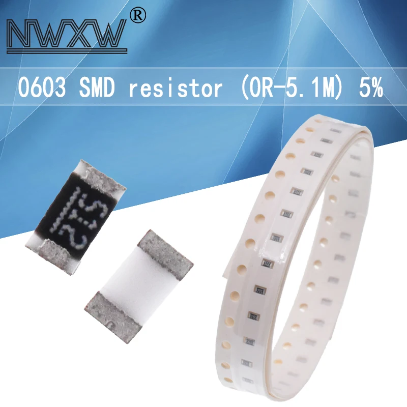 100 шт./партия 0603 SMD чиповый резистор 1/10 Вт 5% 0R-5.1M 1R 1.5R 10R 4,7 K 56K 47K 100R 91R 82R 3,3 K 39R 1K 10K 470K 100K 910K 1M Ом
100 шт./партия 0603 SMD чиповый резистор 1/10 Вт 5% 0R-5.1M 1R 1.5R 10R 4,7 K 56K 47K 100R 91R 82R 3,3 K 39R 1K 10K 470K 100K 910K 1M Ом