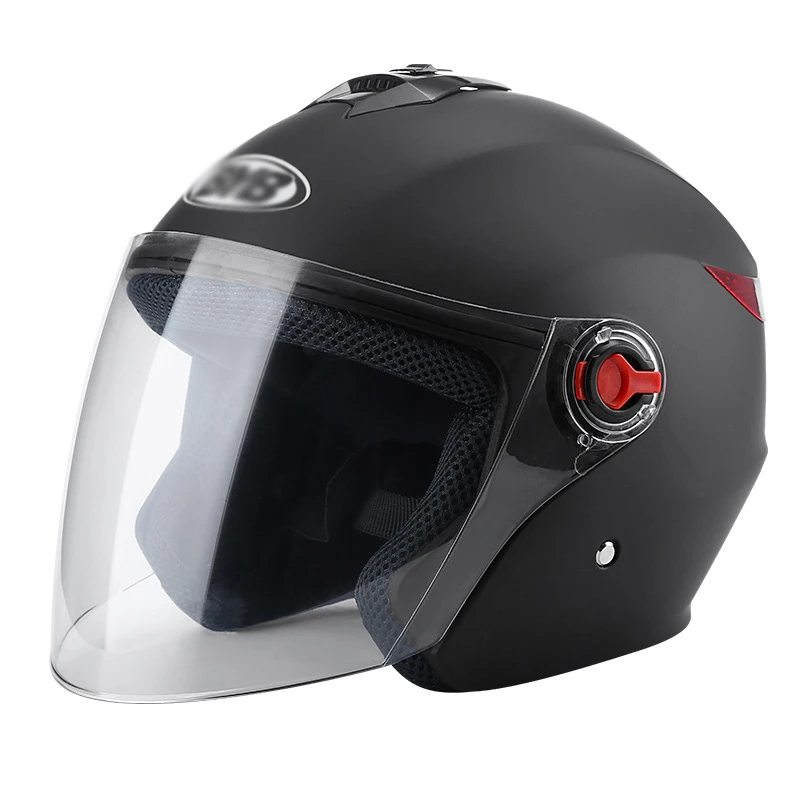 Motorcycle Scooter Open Face Helmet Flip Up Visor, Clear Anti-fog Sun Visor, Warm Inner Lining, Open Face Helmet for Adults 
Motorcycle Scooter Open Face Helmet Flip Up Visor, Clear Anti-fog Sun Visor, Warm Inner Lining, Open Face Helmet for Adults