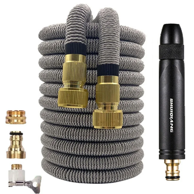 Magic hose high pressure car wash hose adjustable spray hose household garden drip irrigation watering hose cleaning water gun
Magic hose high pressure car wash hose adjustable spray hose household garden drip irrigation watering hose cleaning water gun