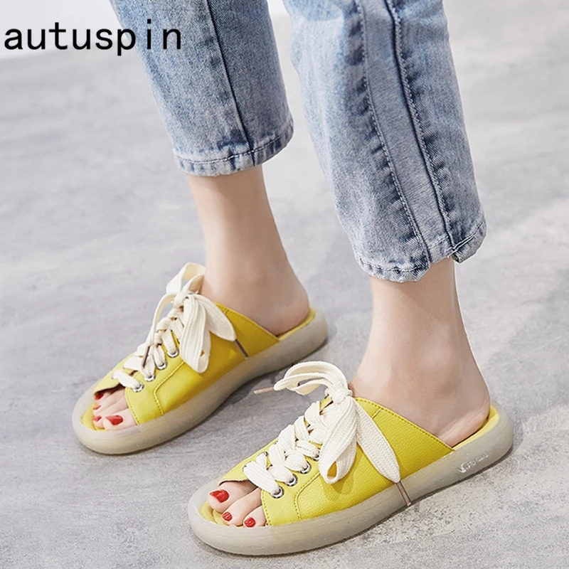 Autuspin Newest Summer Shoes Women 2021 Fashion Cross Tied Slippers Female Comfortable Casual Slides Outdoor Beach Party Flats
Autuspin Newest Summer Shoes Women 2021 Fashion Cross Tied Slippers Female Comfortable Casual Slides Outdoor Beach Party Flats