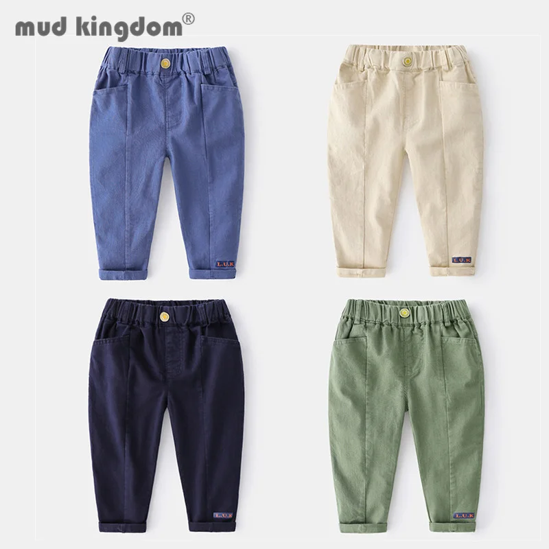 Mudkingdom Solid Boys Pants Fashion Elastic Waist Button Loose Casual Thin Trousers Toddler Slant Pocket Spring Autumn Clothes
Mudkingdom Solid Boys Pants Fashion Elastic Waist Button Loose Casual Thin Trousers Toddler Slant Pocket Spring Autumn Clothes