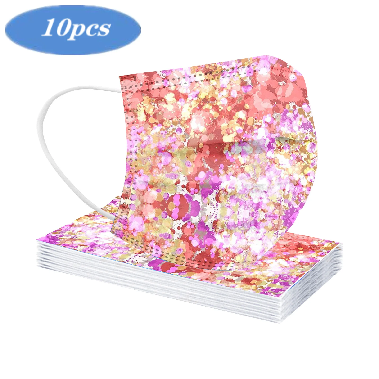 10 шт., детские маски для лица, 3 слоя 
10 шт., детские маски для лица, 3 слоя