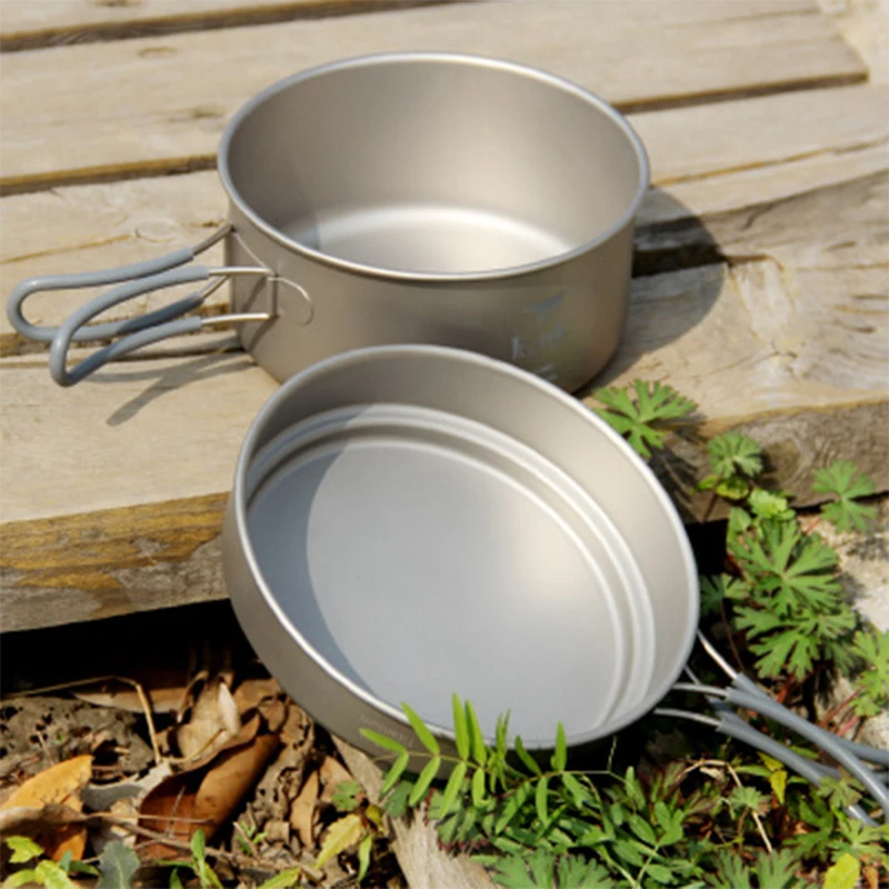 Keith Titanium Cookware Set Pot Frying Pan Portable Outdoor Camping Hiking Picnic Cooking Travel Tableware 950ml + 600ml
Keith Titanium Cookware Set Pot Frying Pan Portable Outdoor Camping Hiking Picnic Cooking Travel Tableware 950ml + 600ml