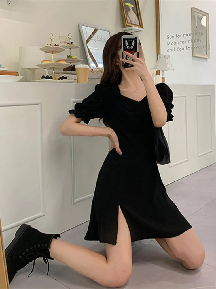 Sexy Dresses For Women Fashion Party 2021 Black Dresses Summer Elegant Short Sleeve Fashion Blouses Robe Femme Dresses BG50DS
Sexy Dresses For Women Fashion Party 2021 Black Dresses Summer Elegant Short Sleeve Fashion Blouses Robe Femme Dresses BG50DS
