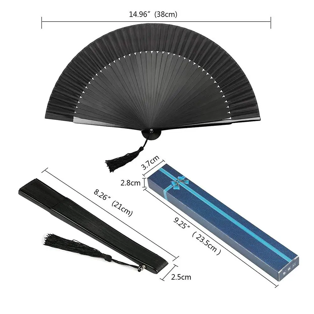 Chinese Style Black Vintage Hand Fan Folding Fans Dance Wedding Party Favor Chinese Dance Party Folding Fans
Chinese Style Black Vintage Hand Fan Folding Fans Dance Wedding Party Favor Chinese Dance Party Folding Fans