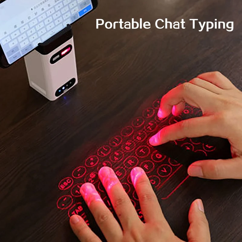 Bluetooth Virtual Keyboard Wireless Projection Mini Keyboard Portable for Computer Phone Pad Laptop with Mouse Function
Bluetooth Virtual Keyboard Wireless Projection Mini Keyboard Portable for Computer Phone Pad Laptop with Mouse Function