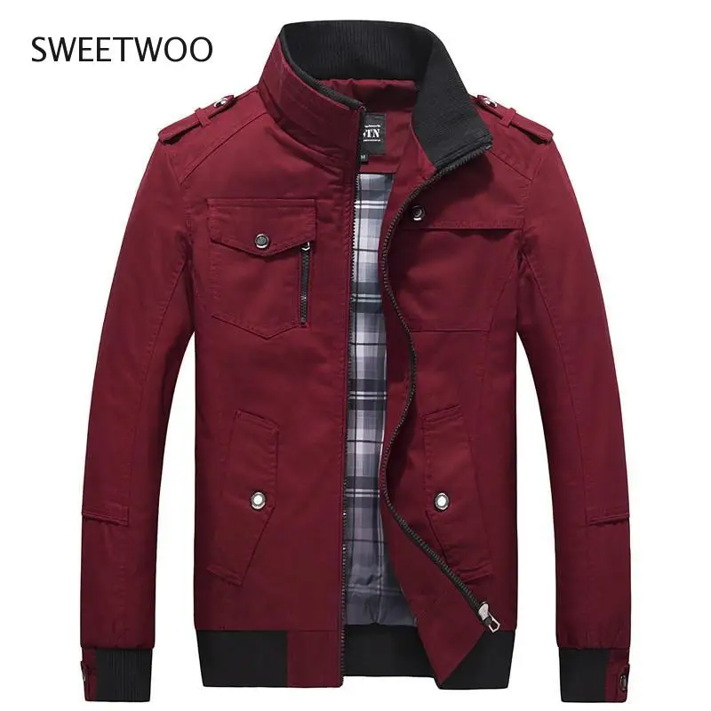 Cotton Bomber Zipper Jackets Men Multi-Pocket Air Pilot Slim Fit Coat Men's Autumn Cargo Tactical Windbreaker Male Casual Jacket
Cotton Bomber Zipper Jackets Men Multi-Pocket Air Pilot Slim Fit Coat Men's Autumn Cargo Tactical Windbreaker Male Casual Jacket