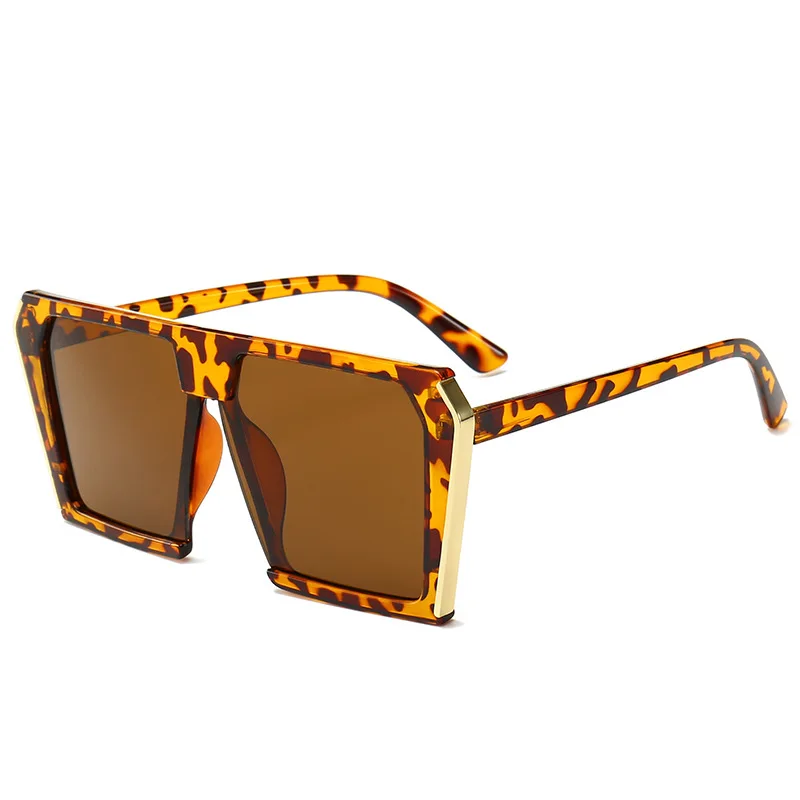 Fashion Large Square Men's Sunglasses Korean Trendy Women Sunglasses OLOEY Brand Leopard All-match Street Shooting Oculos UV400
Fashion Large Square Men's Sunglasses Korean Trendy Women Sunglasses OLOEY Brand Leopard All-match Street Shooting Oculos UV400