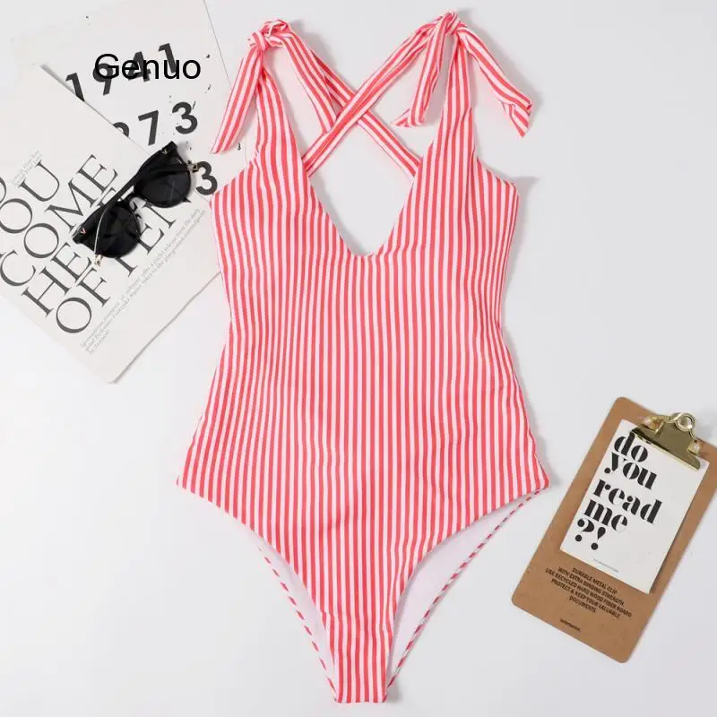 Sexy Plus Size Women's Swimwear Female 2021 One Piece Swimsuit Striped Bathing Suit Woman Swimming Wear for Beachwear Monokini 
Sexy Plus Size Women's Swimwear Female 2021 One Piece Swimsuit Striped Bathing Suit Woman Swimming Wear for Beachwear Monokini
