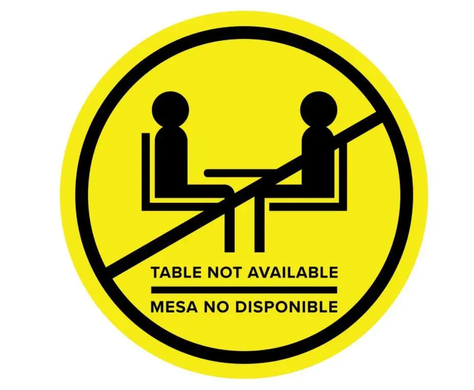 12" Pre-printed Floor Decal for Social Distancing, 6 Feet Apart Message - Circle
12" Pre-printed Floor Decal for Social Distancing, 6 Feet Apart Message - Circle