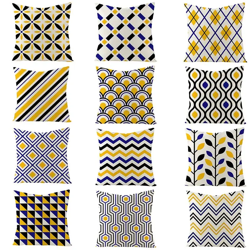 Linen Cushion Cover Geometrical Pattern Printed Customizable Dustproof Home Decoration Pillowcases For Present 45 * 45 cm 1pc
Linen Cushion Cover Geometrical Pattern Printed Customizable Dustproof Home Decoration Pillowcases For Present 45 * 45 cm 1pc