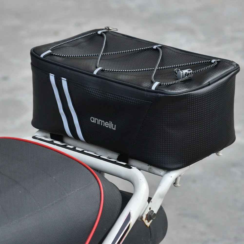 Bicycle Rear Seat Bag Waterproof Cycling Bike Rack Trunk Cargo Bag Pannier Large Capacity Handbag Shoulder Bag Backseat for Bike
Bicycle Rear Seat Bag Waterproof Cycling Bike Rack Trunk Cargo Bag Pannier Large Capacity Handbag Shoulder Bag Backseat for Bike