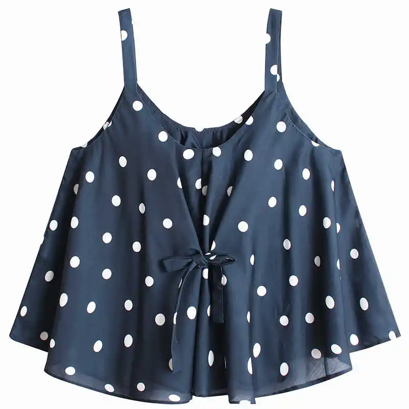 IEQJ Women Beach Polka Dot Sling Chiffon Shirt Bow TieTank Tops New V-collar Sleeveless Personality Fashion summer 2021 3F1137
IEQJ Women Beach Polka Dot Sling Chiffon Shirt Bow TieTank Tops New V-collar Sleeveless Personality Fashion summer 2021 3F1137