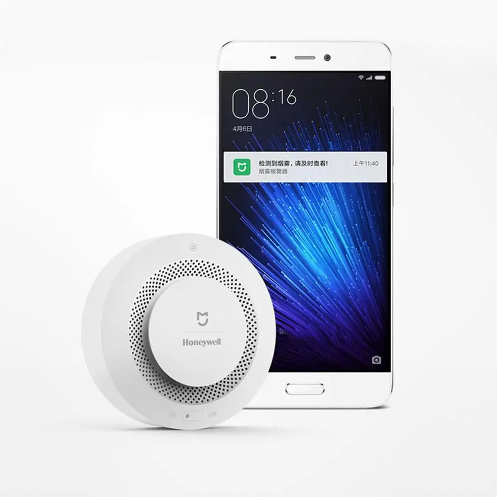 Xiaomi Mijia Honeywell Fire Alarm Smoke Sensor Smart Home Security Remote Control Alarm With Mi Home APP
Xiaomi Mijia Honeywell Fire Alarm Smoke Sensor Smart Home Security Remote Control Alarm With Mi Home APP