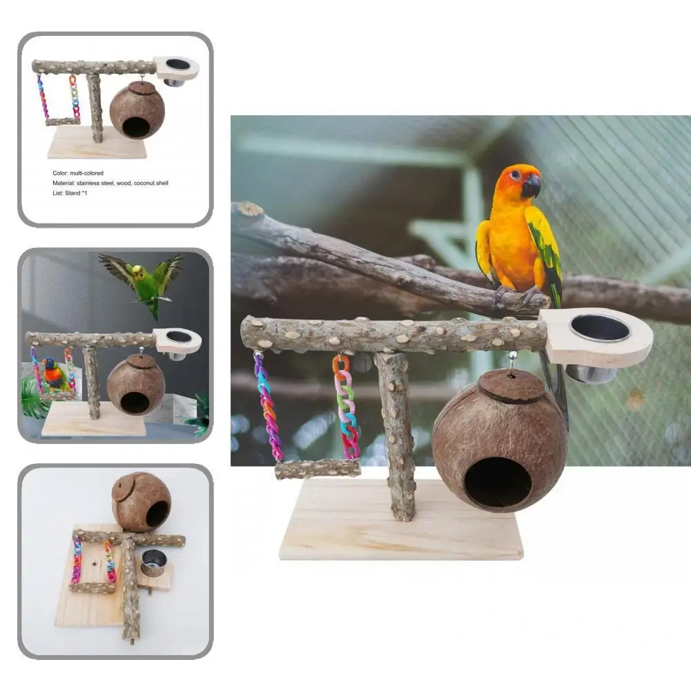 2021 Parrots Playground Stand Toy Bite Resistant Burrs-free Easy Installation Gym Parakeet Nest Stand with Feeder Cup for Cage
2021 Parrots Playground Stand Toy Bite Resistant Burrs-free Easy Installation Gym Parakeet Nest Stand with Feeder Cup for Cage