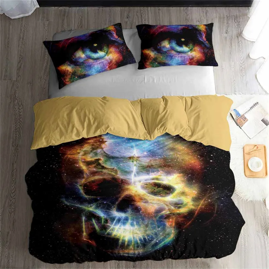 HELENGILI 3D Bedding Set skull Print Duvet cover set lifelike bedclothes with pillowcase bed set home Textiles #2-15
HELENGILI 3D Bedding Set skull Print Duvet cover set lifelike bedclothes with pillowcase bed set home Textiles #2-15