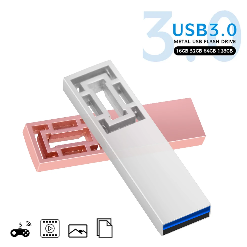 USB 3.0 Flash Drives 128gb 64gb 32gb 16gb 8gb flash drive metal pen key U disk logo pendrive stick flash memory memoria flash
USB 3.0 Flash Drives 128gb 64gb 32gb 16gb 8gb flash drive metal pen key U disk logo pendrive stick flash memory memoria flash