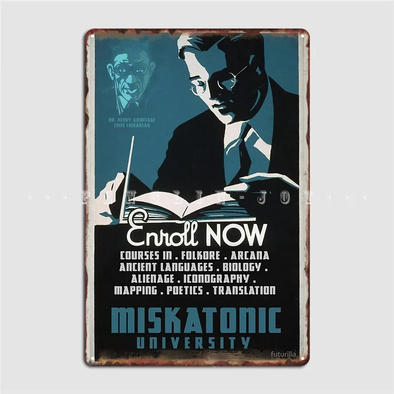 H P Lovecraft постер для путешествий миктонический Университет металлический знак паб гараж Настенный декор на заказ жестяной знак постер
H P Lovecraft постер для путешествий миктонический Университет металлический знак паб гараж Настенный декор на заказ жестяной знак постер