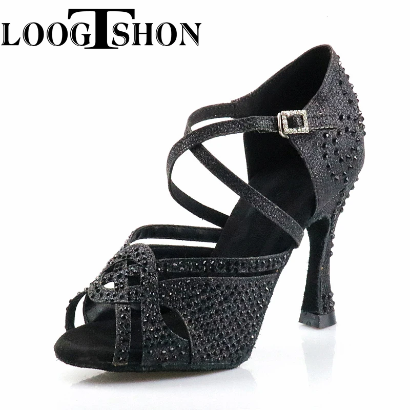 Loogtshon Rhinestone ballroom dance shoes women Salsa dance shoes women Professional tango Latin Shoes style high
Loogtshon Rhinestone ballroom dance shoes women Salsa dance shoes women Professional tango Latin Shoes style high